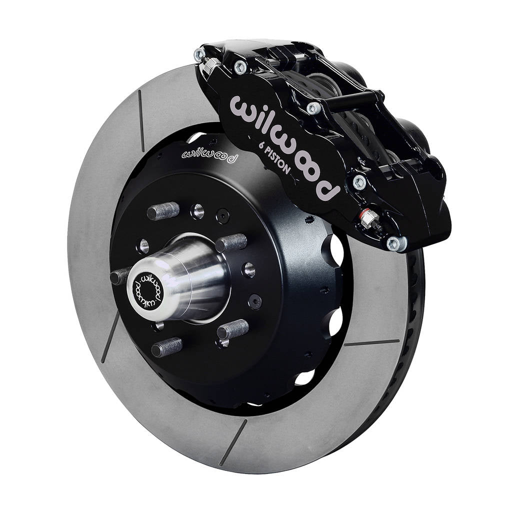 WILWOOD 140-15407 Kit,Front,Mustang 65-69,V8 Drum Spindle Fnsl6r-Ds,14.00 Rotor Photo-0 