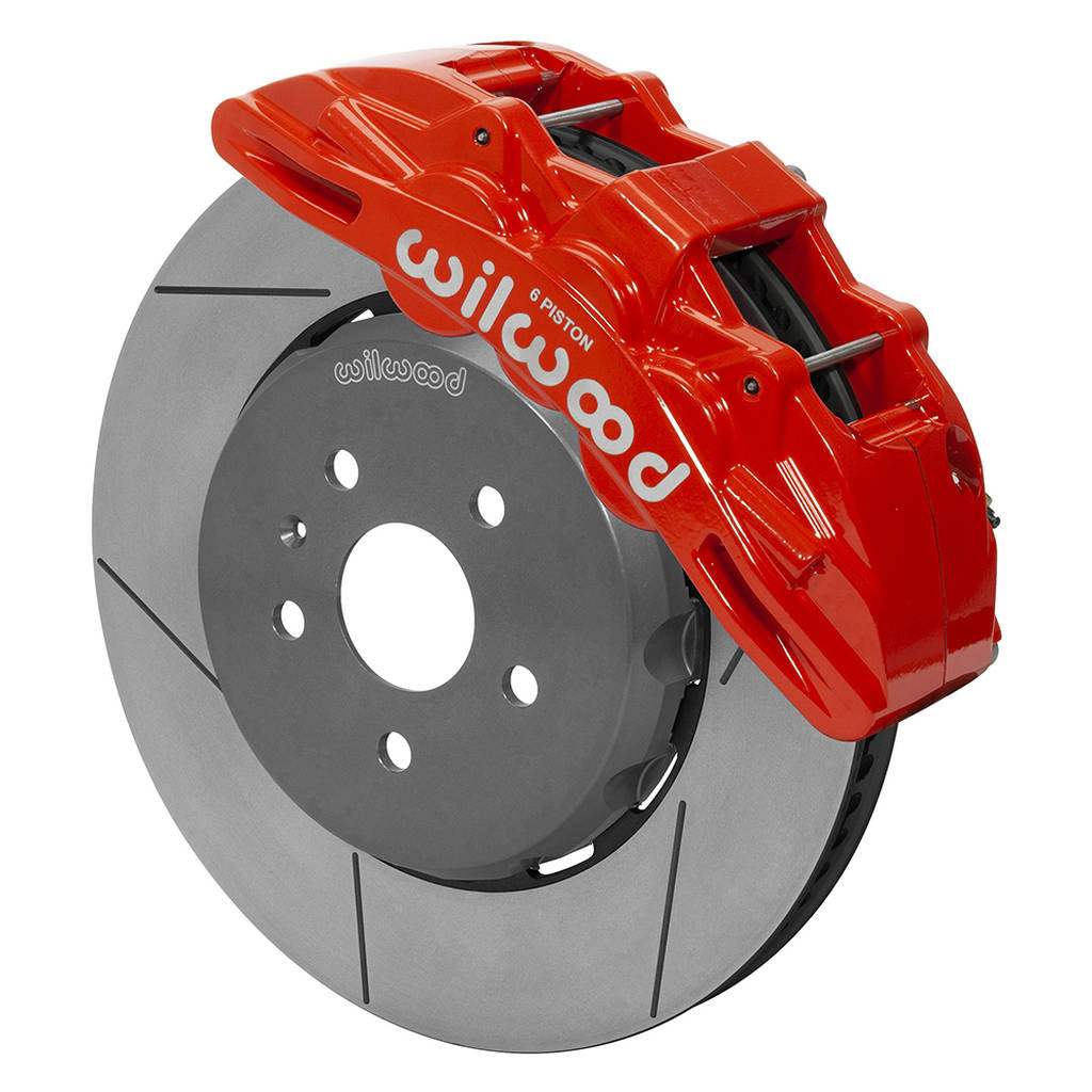 WILWOOD 140-15441-R Kit,Front,16-19 Camaro,Sx6r,Lug Drive 15.00 Rotor,Red,W/Lines Photo-1 