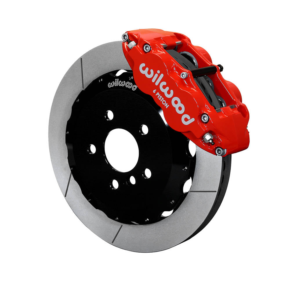 WILWOOD 140-15214-R Kit,Front,Mini Cooper 14-15,Fnsl6r,12.88 Rotor,Red,W/Lines Photo-0 