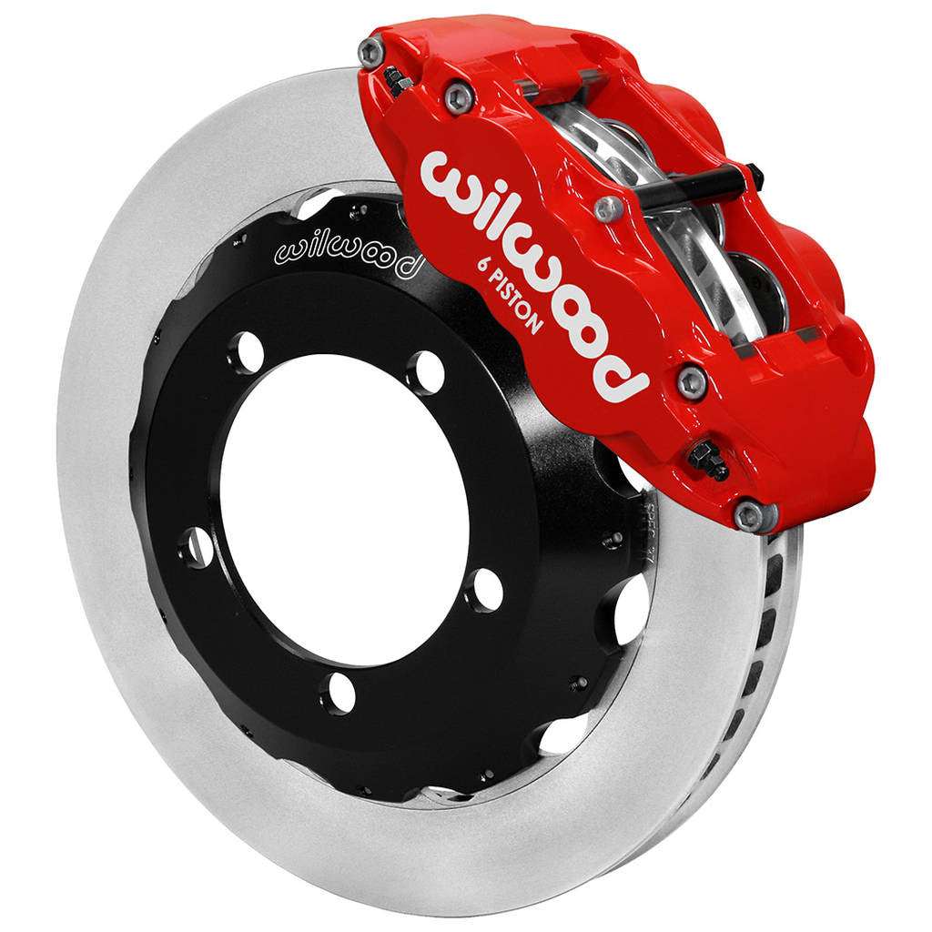 WILWOOD 140-13305-R Kit,Front,Ford Bronco,76-77,Dana 44,Disc Spindle,Fnsl4r,12.88,Red,W/Lines Photo-0 