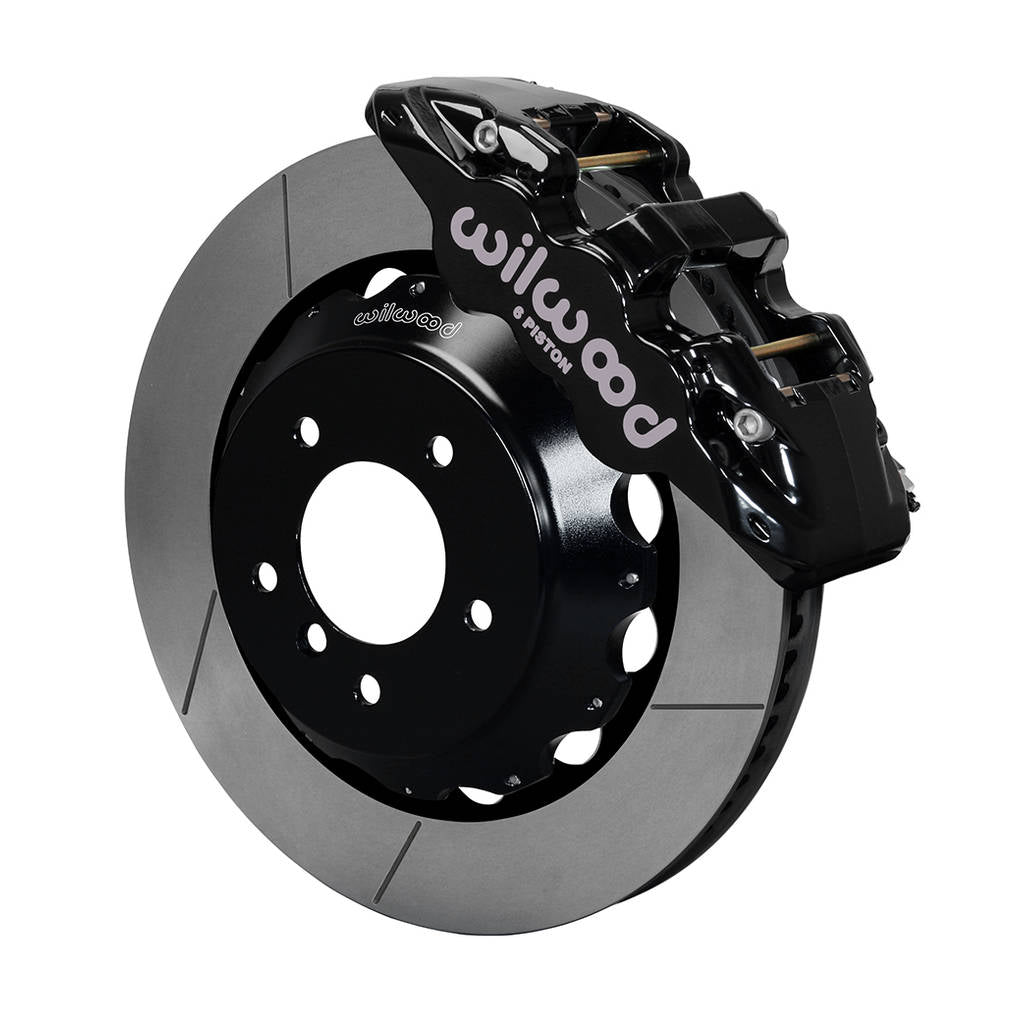 WILWOOD 140-13582 Kit,Front,Bmw E90,07-11,Aero6,14.00x1.25 Gt,Black,W/Lines Photo-0 