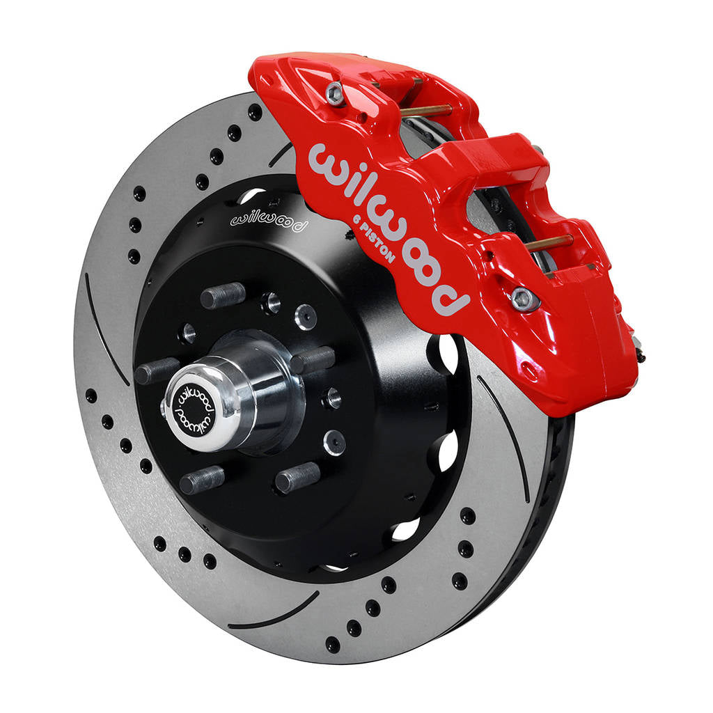 WILWOOD 140-13226-DR Kit,Front,Aero6,Tci,14.00x1.25,Srp,Red Photo-0 