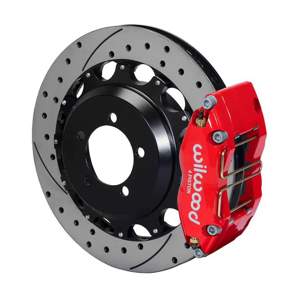 WILWOOD 140-13013-DR Kit,Rear,Subaru Wrx 06-07,Dpr13-Ds 12.88x1.10,Rear Mt,Srp,Red,W/Lines Photo-0 