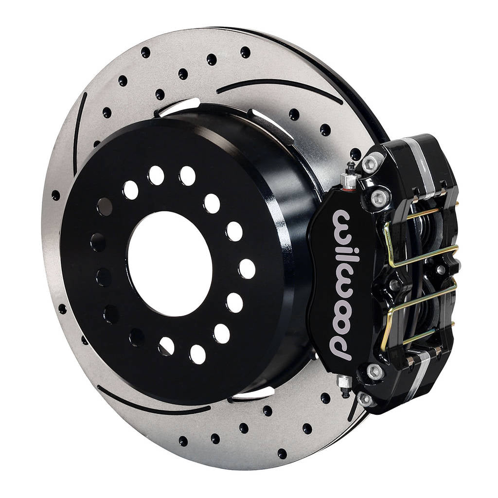 WILWOOD 140-13206-D Kit,Rear,Disc/Drum,Dp-Db,Small Ford 2.50 Off,1pc .81 Rotor,Drilled,Black Photo-0 