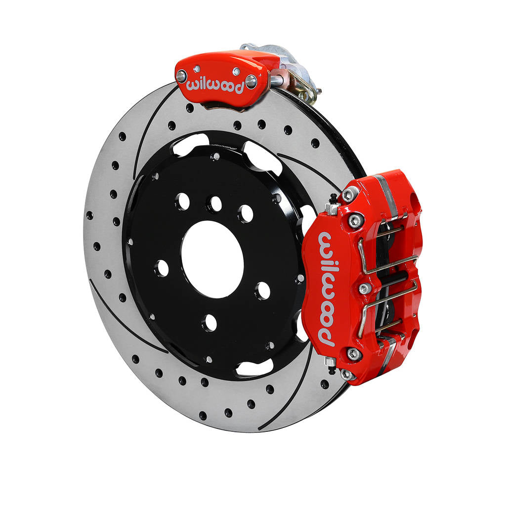 WILWOOD 140-15219-DR Kit,Rear,Mini Cooper 2014-15,Ndpr/Mc4 12.19 Rotor,Srp,Red,W/Lines/Cables Photo-0 