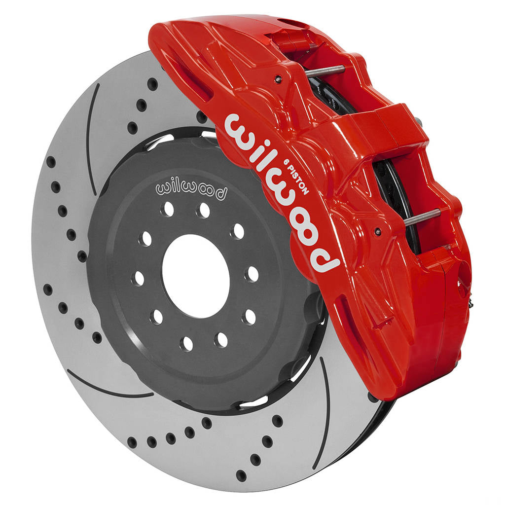 WILWOOD 140-15311-DR Kit,Front,Vette,97-13,Sx6r,Lug Drive 15.00 Rotor,Srp,Red Photo-0 