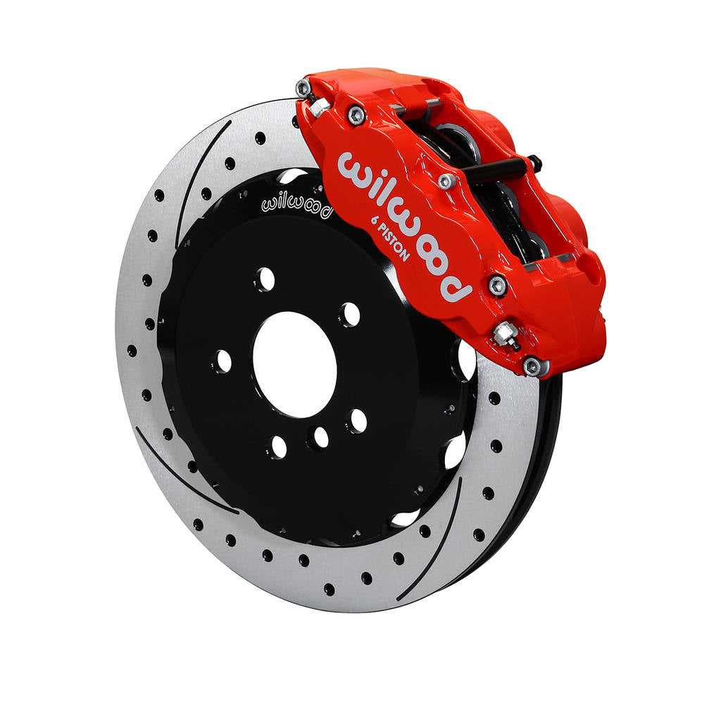 WILWOOD 140-15214-DR Kit,Front,Mini Cooper 14-15,Fnsl6r,12.88 Rotor,Srp,Red,W/Lines Photo-0 
