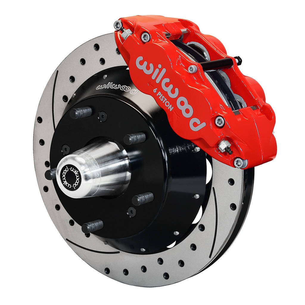 WILWOOD 140-15279-DR Kit,Front,Camaro 82-92,Fnsl6r,14.00 Rotor,Srp,Red,W/Lines Photo-0 