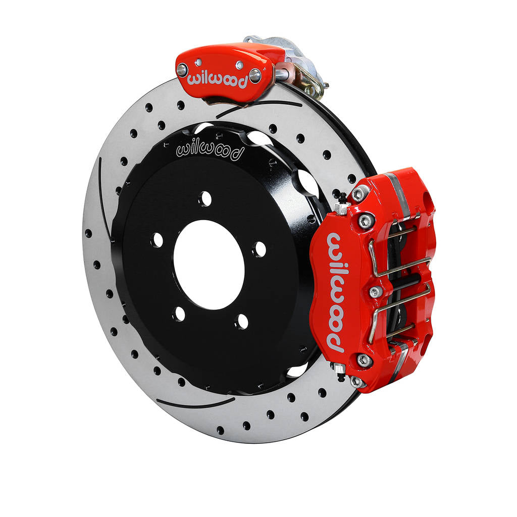 WILWOOD 140-15034-DR Kit,Rear,Miata,06-15,Dpr/Mc4,12.88x.81 Srp,Red,W/Lines/Cables Photo-0 