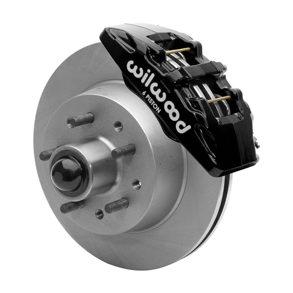 WILWOOD 140-14974 Kit,Front,Chevy 51-59,1/2 Ton,Dp6,11.86 Rotor,Black,W/Lines Photo-0 