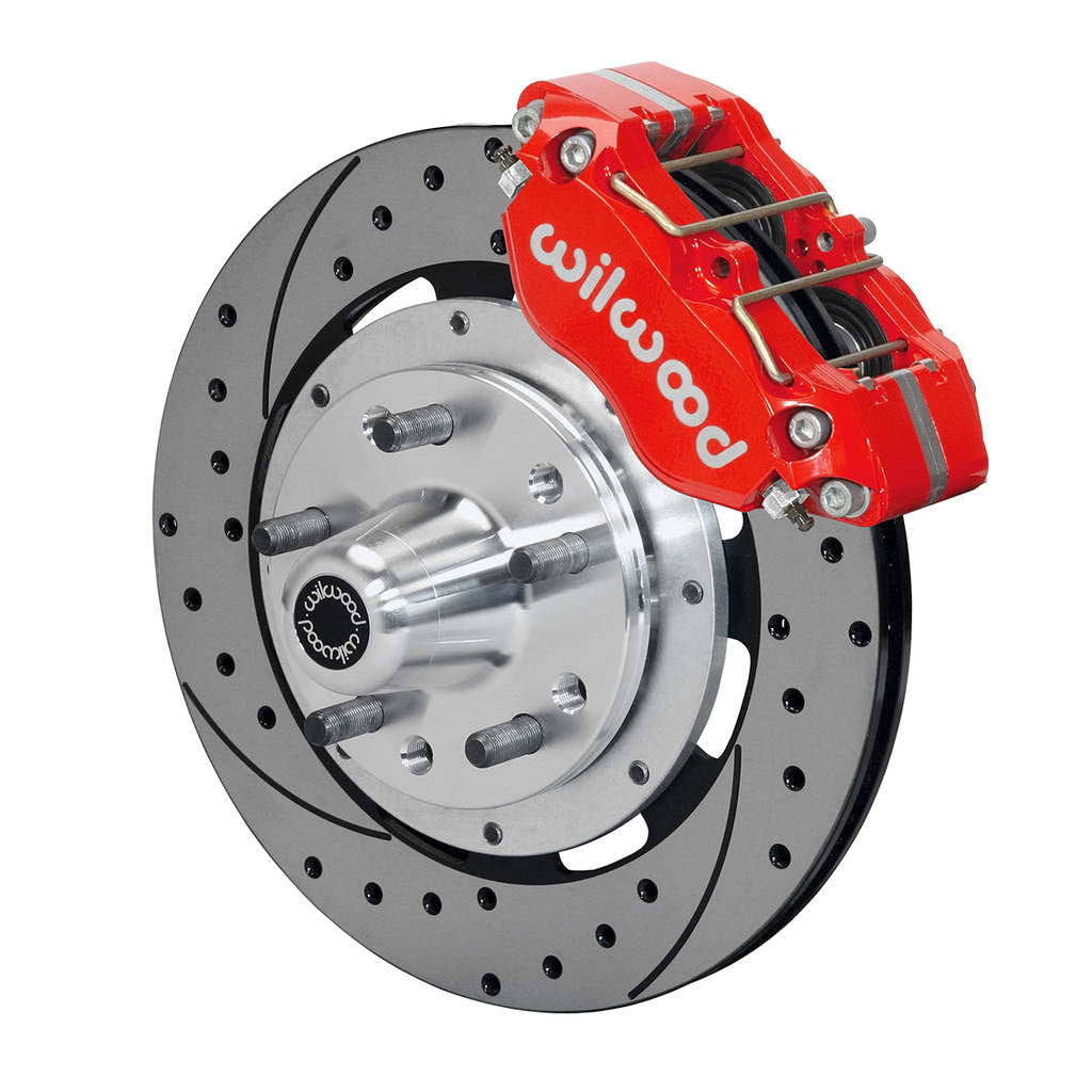 WILWOOD 140-15406-DR Kit,Front,Mustang 70-73,Dp-Db,12.19 Rotor,Srp,Red Photo-0 