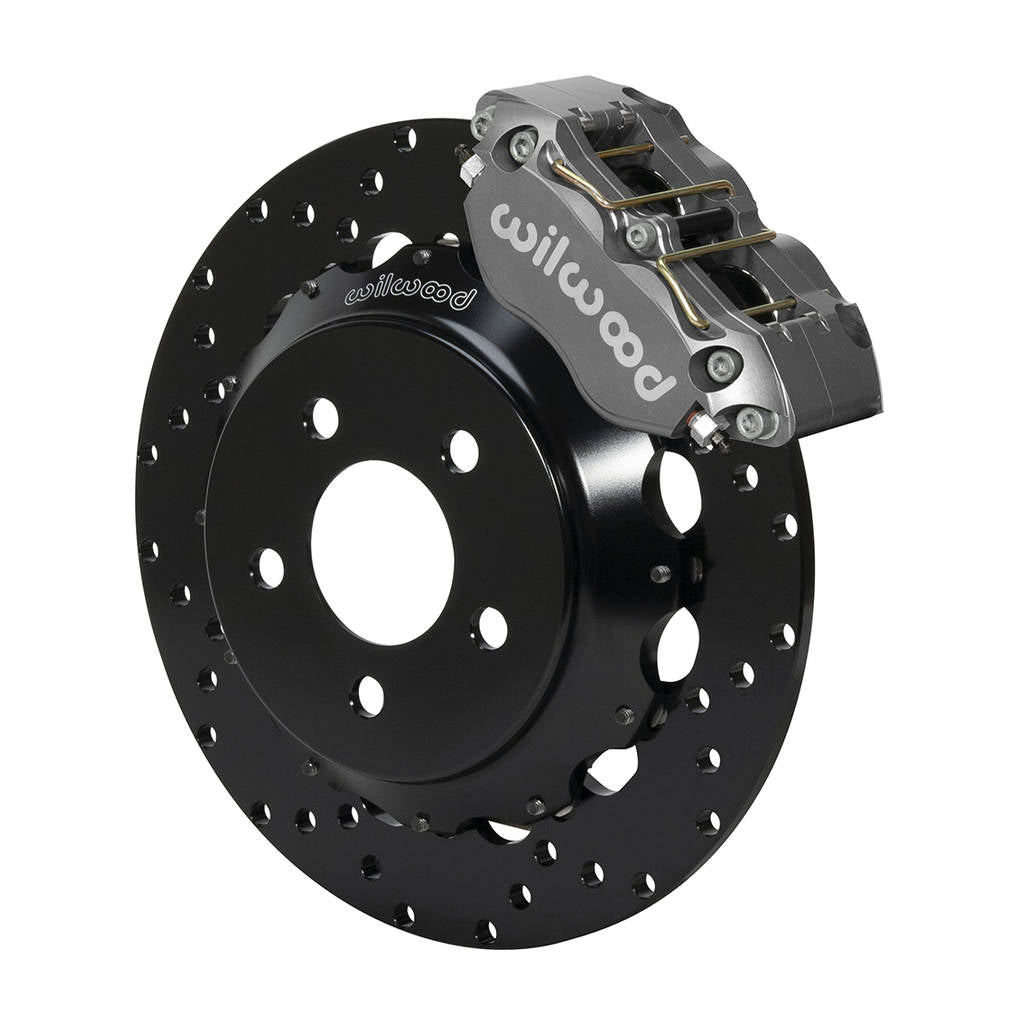 WILWOOD 140-14100-D Kit,Drag,Front,Mustang 15-Up,Ndpr 12.90x.38 Rotor,Drilled,Ano Photo-0 