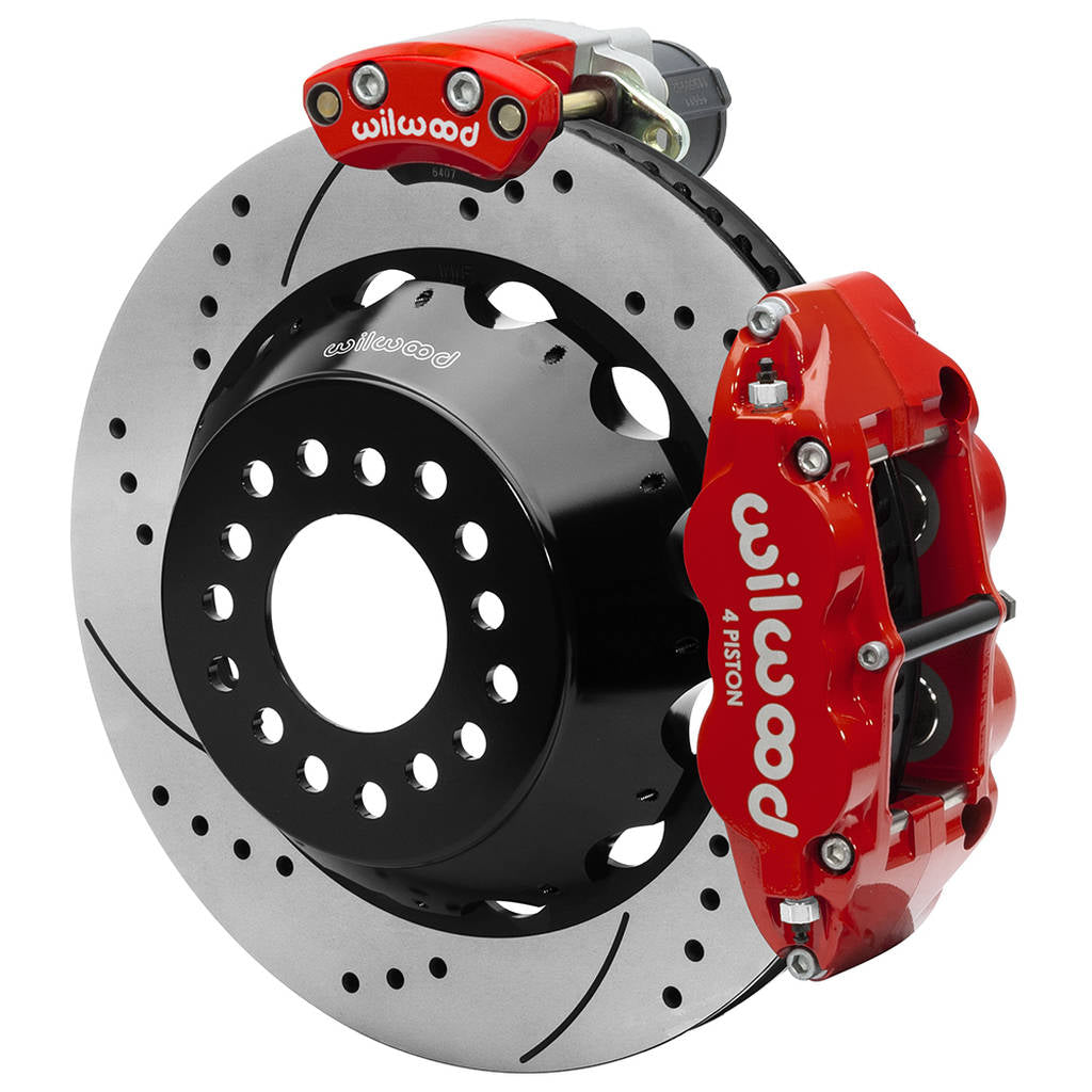 WILWOOD 140-16132-DR Kit,Rear,Epb,Fnsl,Big Ford,New Style 2.36 Offset,14.00 Rotor,Srp,Red Photo-1 
