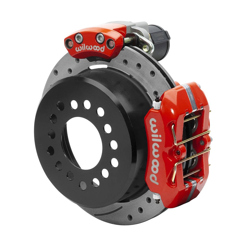 WILWOOD 140-15842-DR Kit,Rear,Epb,Fdp-Lp,Big Ford,New Style 2.50 Offset,1pc,11.00 Rotor,Srp,Red Photo-0 