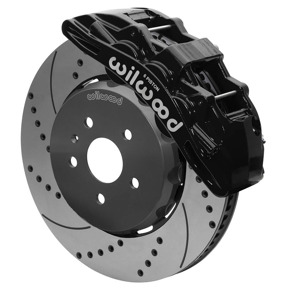 WILWOOD 140-15431-D Kit,Front,10-15 Camaro,Sx6r,Lug Drive 15.00 Rotor,Drilled,W/Lines Photo-1 