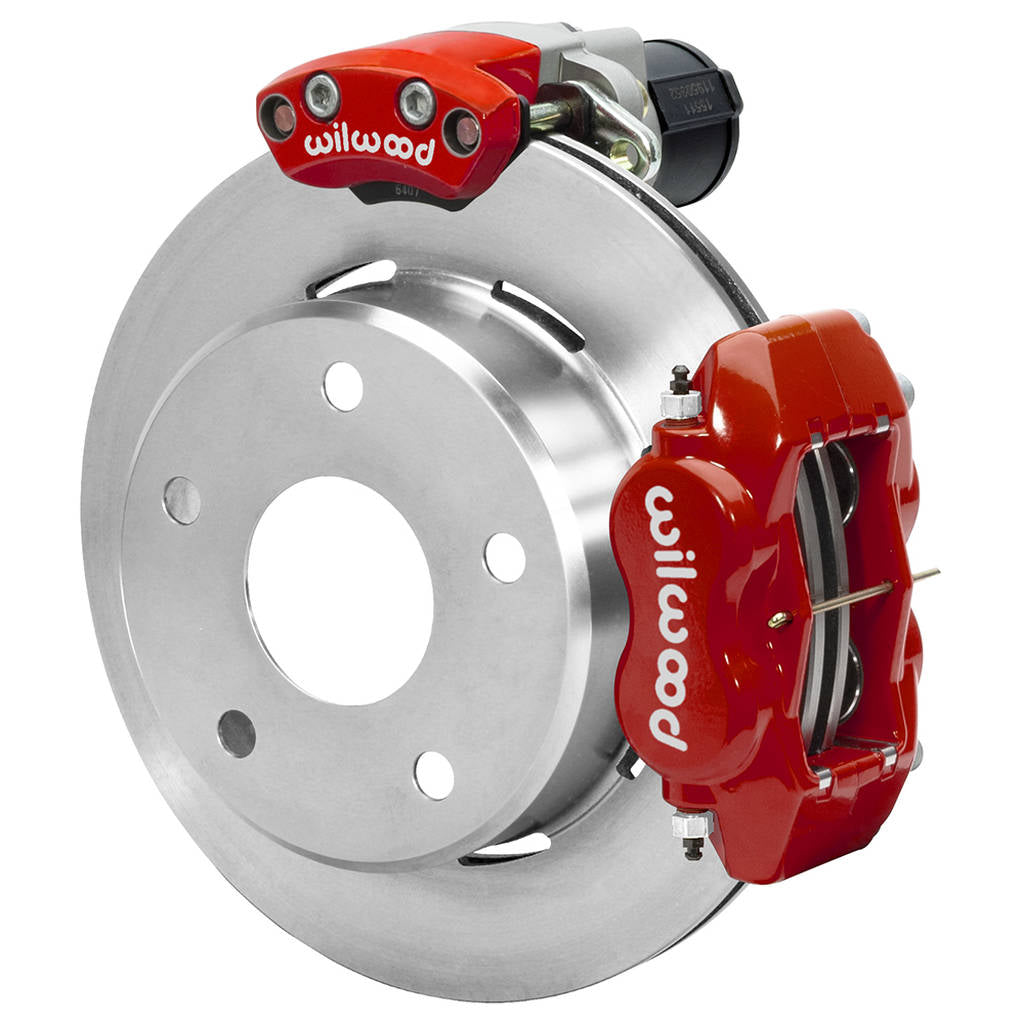 WILWOOD 140-16134-R Kit,Rear,Epb,Fdli,Big Ford,2.00 Offset 1pc,5x5.50 Bc,12.19 Rotor,Red Photo-0 