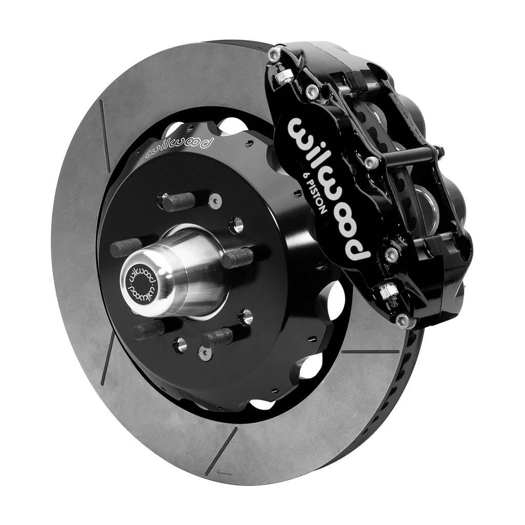 WILWOOD 140-15554 Kit,Front,55-57 Chevy,Cpp 2in. Drop Spindle,Fnsl6r,14.00 Rotor Photo-0 