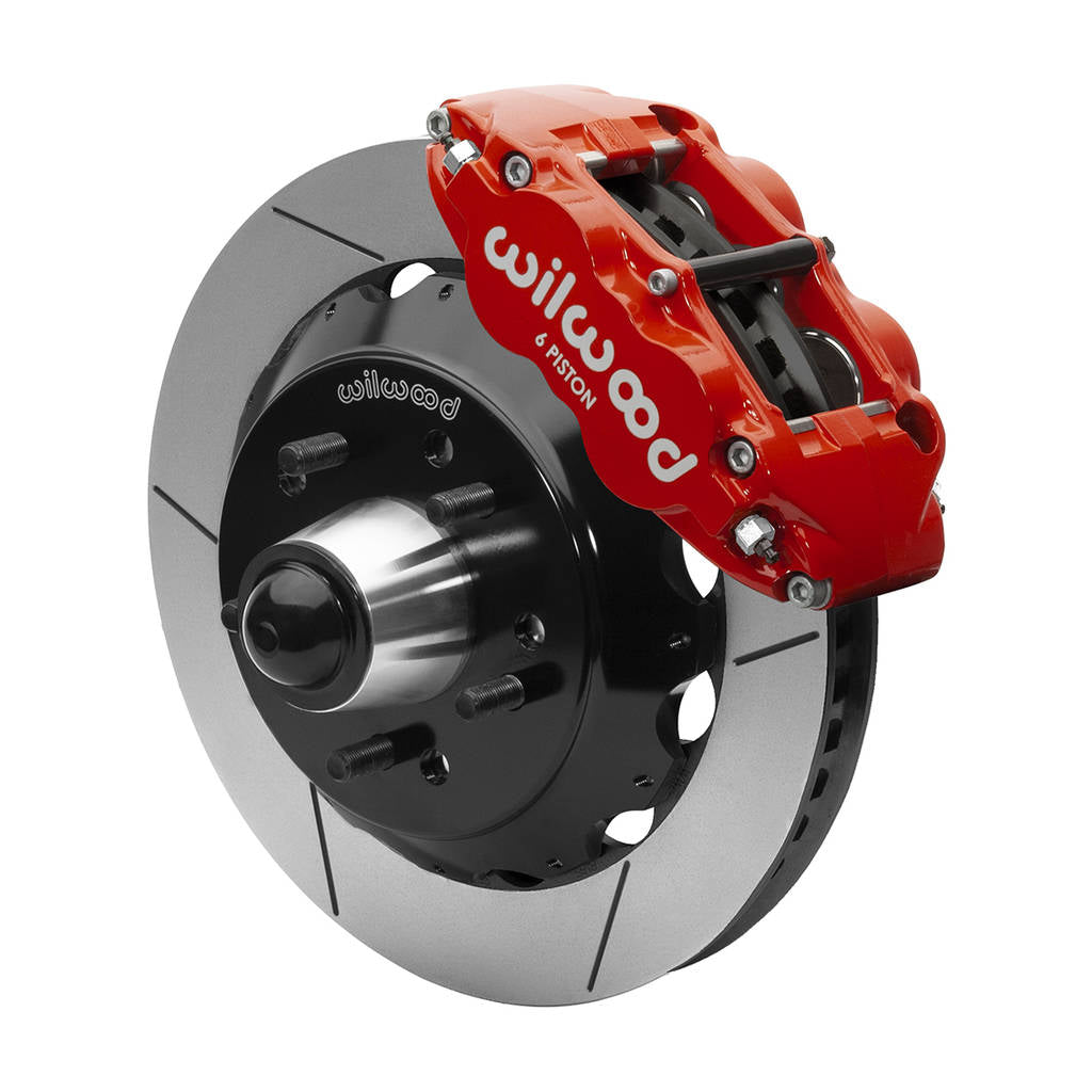 WILWOOD 140-15949-R Kit,Front,Fnsl6r,Wwe 88-98 C1500 Iron Pro Spindle,13.06 Rotor,5 Lug,W/Abs,Red Photo-0 