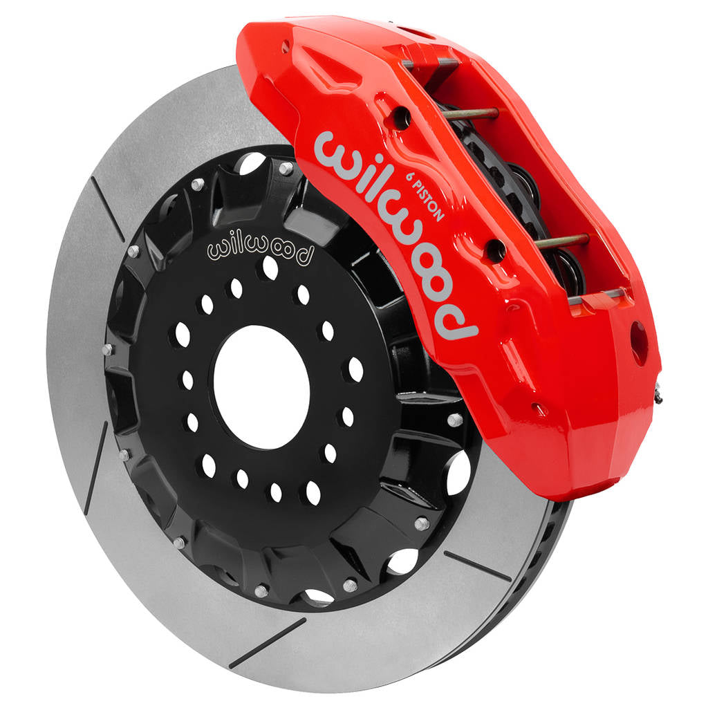 WILWOOD 140-15807-R Kit,Front,Tx6r,Ram Truck 1500 Series 2013-17,16.00 Rotor,W/Lines,Red Photo-0 