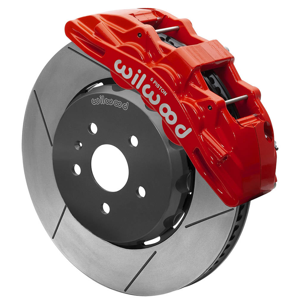 WILWOOD 140-15431-R Kit,Front,10-15 Camaro,Sx6r,Lug Drive 15.00 Rotor,Red,W/Lines Photo-0 