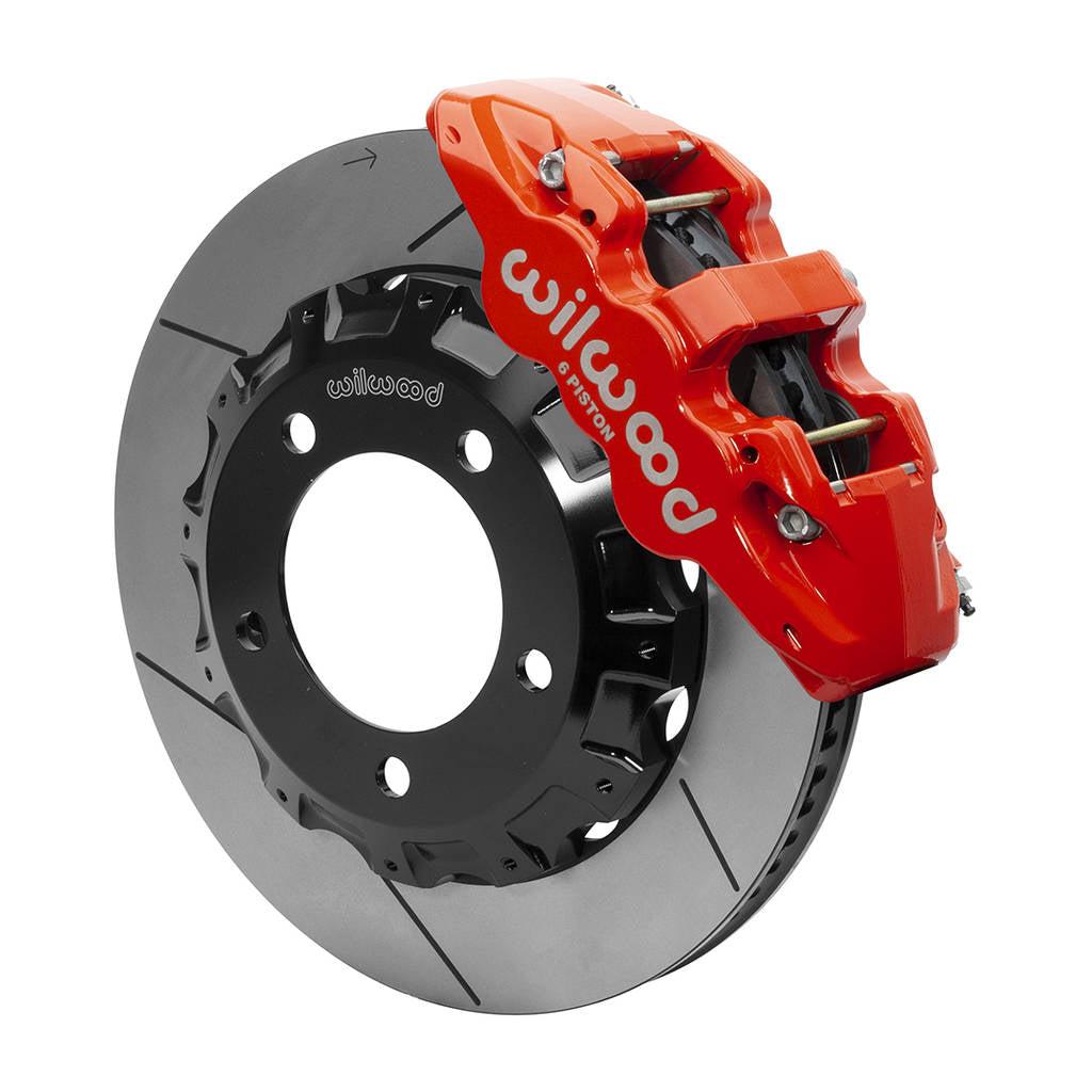 WILWOOD 140-16046-R Kit,Front,Aero6-Ds,Toyota,Lc200,16-18 14.25 Rotor,Red,W/Lines Photo-0 