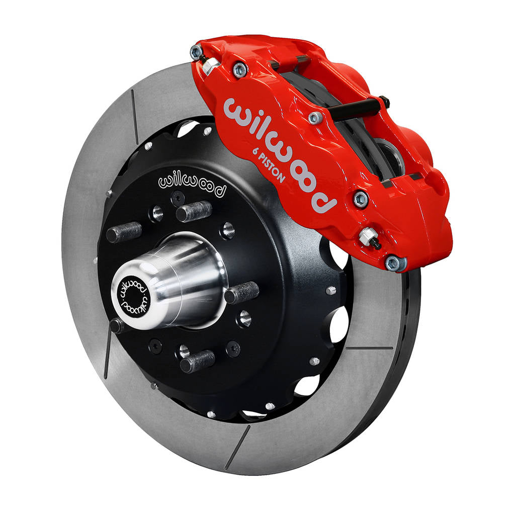 WILWOOD 140-15910-R Kit,Front,Fnsl6r,Afx Pro Spindle,12.88 Rotor,Red Photo-1 