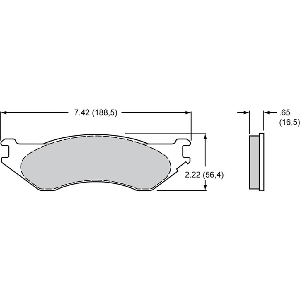 WILWOOD 150-D0702K Pad,D0702pm,.650,Axle Set Photo-0 