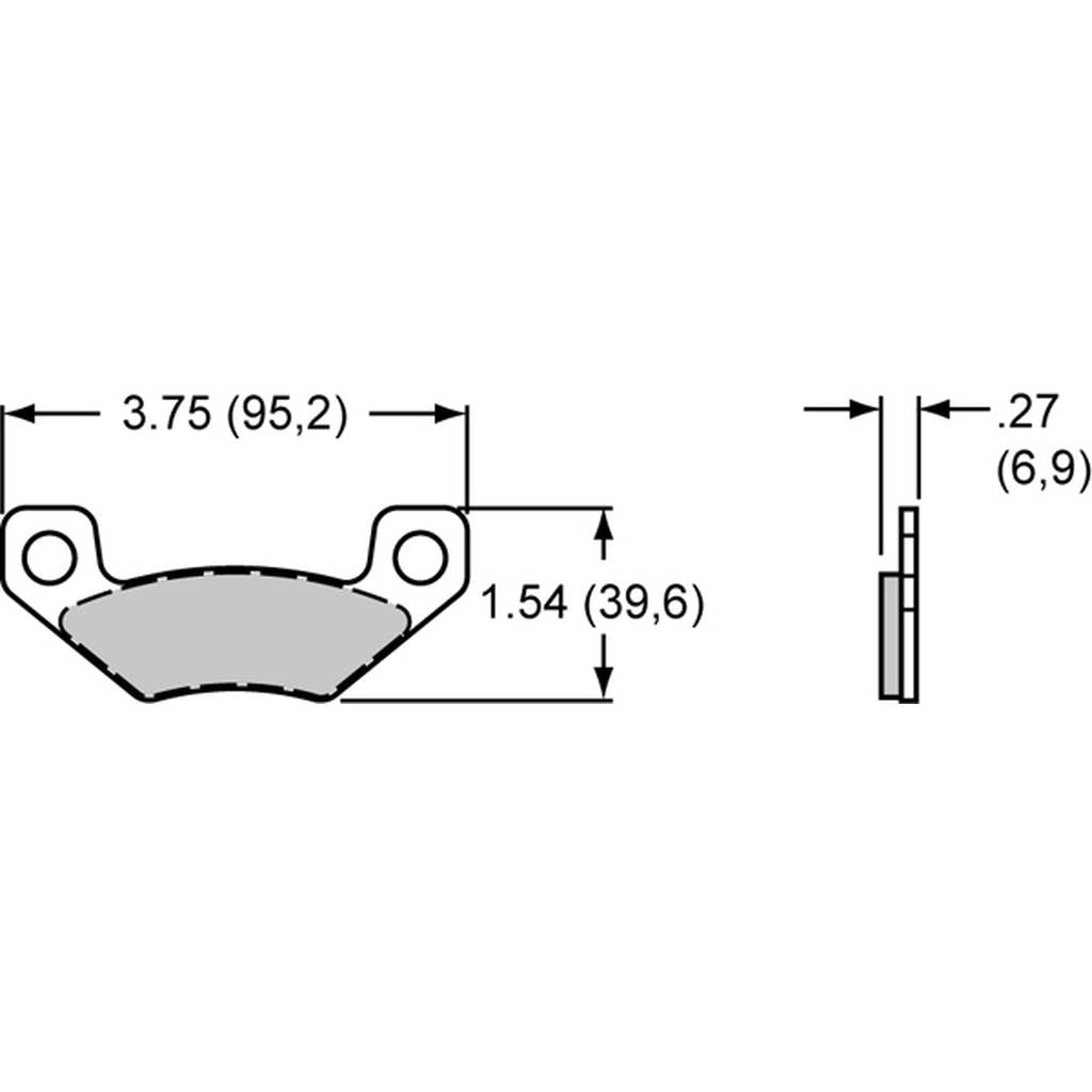 WILWOOD 150-15798K Pad,6407sm,Sc1/2,.120 Thk,Axle Set Photo-0 