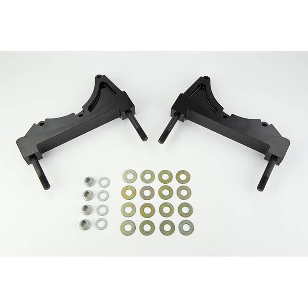 WILWOOD 249-12492/93 Bracket Kit,Caliper Mt,Aero4,Disc/Drum Clocked,14.00 Rotor Photo-0 