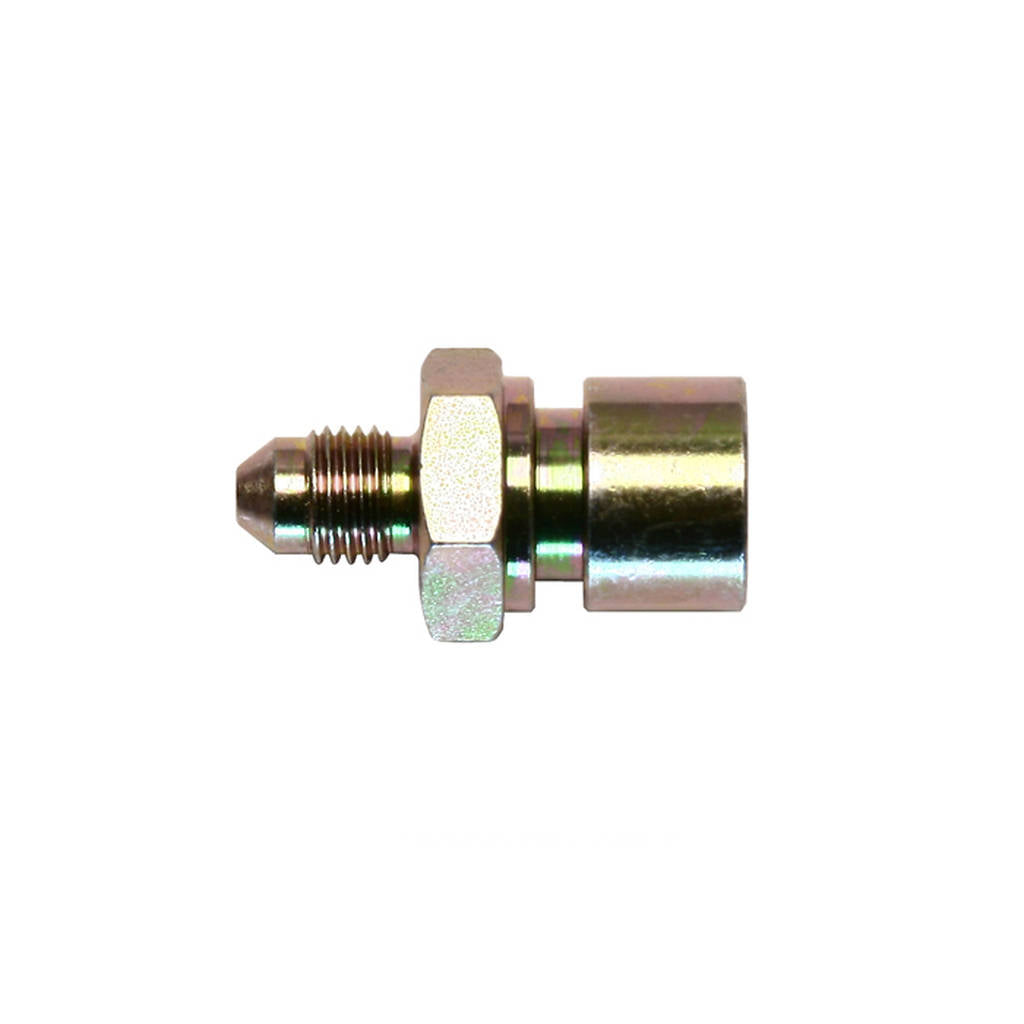 WILWOOD 220-6457 Fitting,Adapter,Tubing,-3 To 7/16-24 If Steel,Zinc Photo-0 