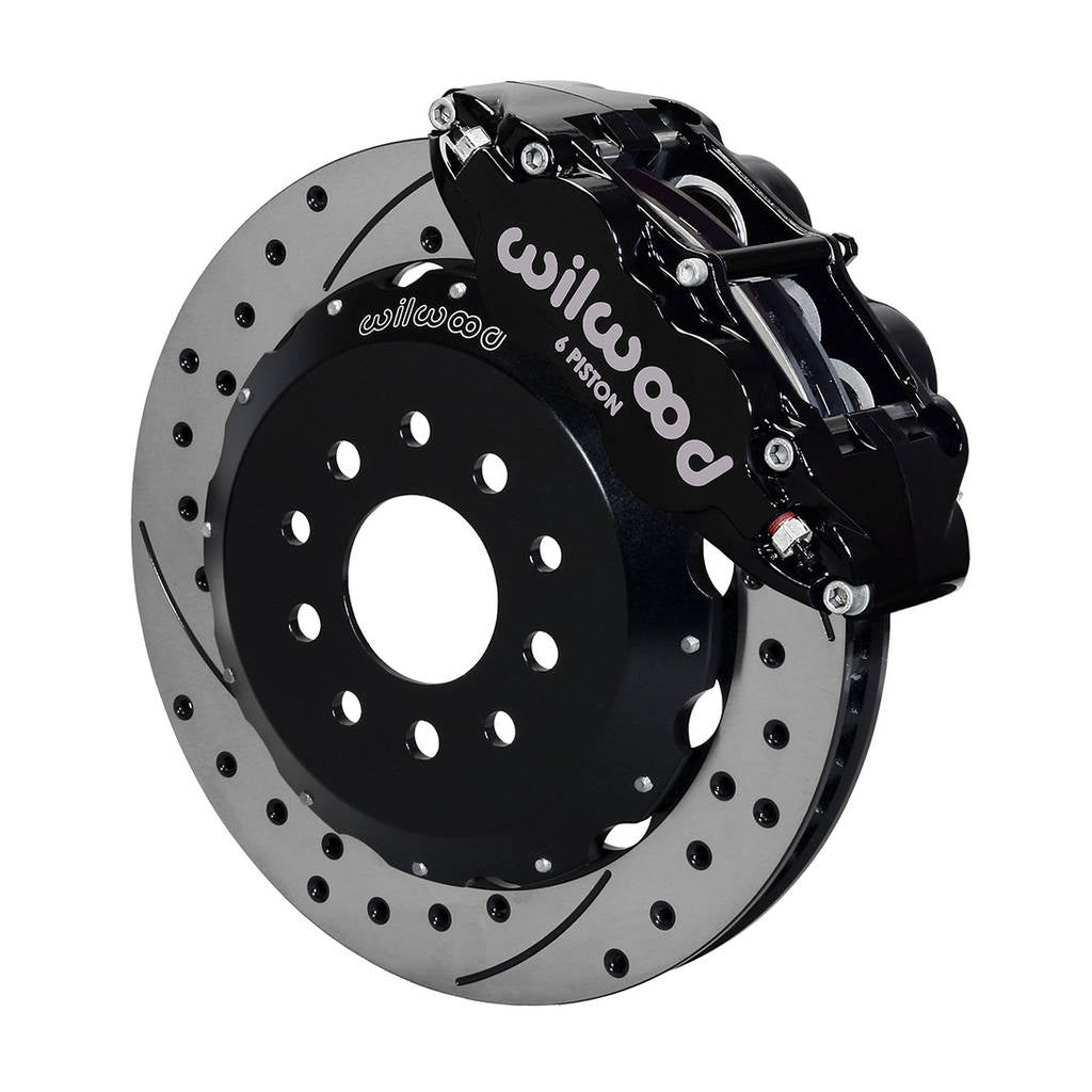 WILWOOD 140-9110-D Kit,Front,Mustang,2005,Fnsl6r,14.00 Rotor,Perf Drilled Photo-0 