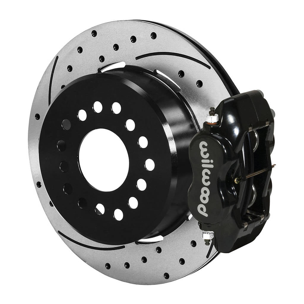 WILWOOD 140-7140-D Kit,Rear,Disc/Drum,Big Ford,New Style 2.50 Off,1pc,Srp,Black Powder Coat Photo-0 