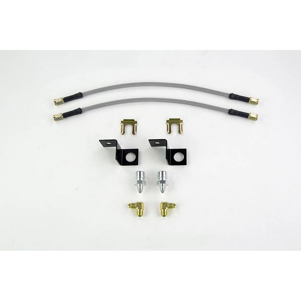 WILWOOD 220-15276 Flexline Kit,14in.,M10-1.50 If,1/8-27 Npt,W/Bracket Photo-0 