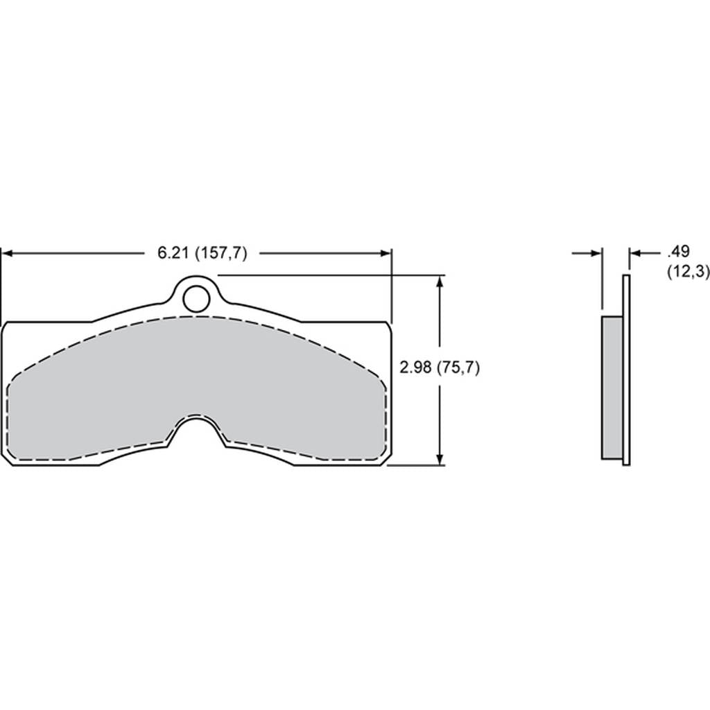 WILWOOD 150-D0008K Pad,D0008pm,.505,Axle Set Photo-0 