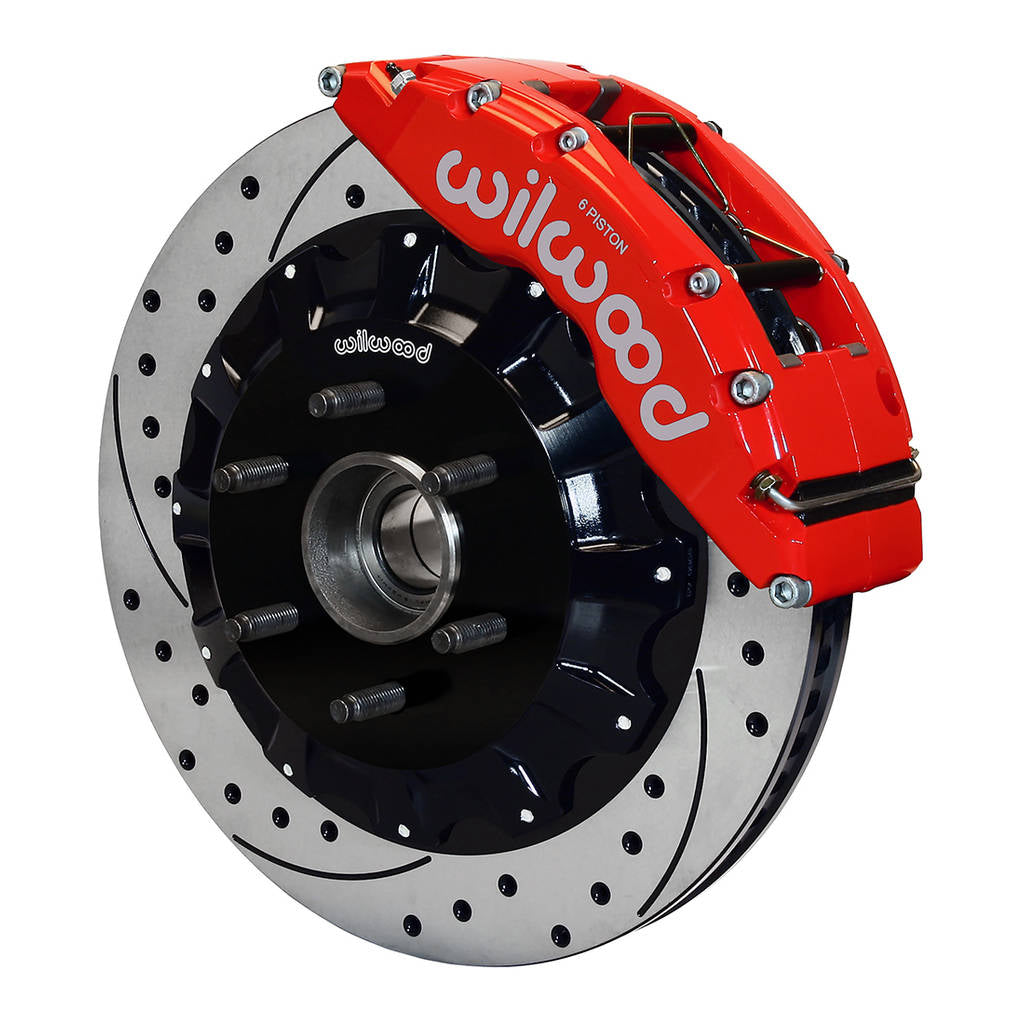 WILWOOD 140-9072-DR Kit,Front,Ford F150,04-08,16.00 Rotor Performance Drilled,Red Photo-0 