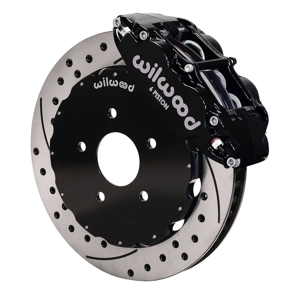 WILWOOD 140-9192-D Kit,Front,Nissan 350z/G35,14.0 Rotor,Perf Drilled Photo-0 