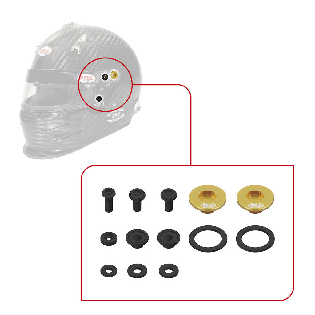 BELL 2020006 SV (SE03/SE05) Pivot kit & Screws, purple Photo-3 
