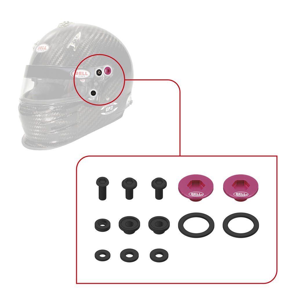BELL 2020006 SV (SE03/SE05) Pivot kit & Screws, purple Photo-9 