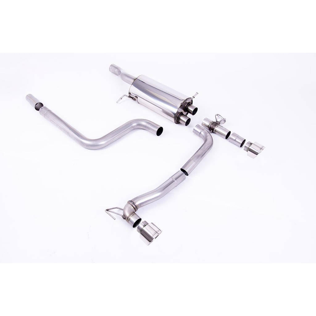 MILLTEK SSXFD356 Cat-back 100mm GT100 FORD Fiesta Mk8 ST 1.5 EcoBoost 200PS (Pre Sept 2020 Models Only) 2018 - 2020 Photo-0 