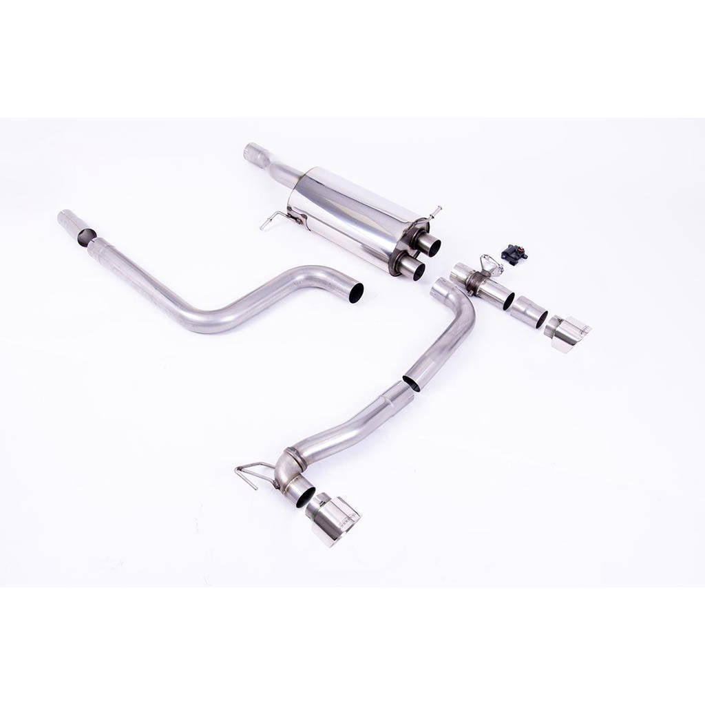 MILLTEK SSXFD367 Cat-back 100mm GT100 FORD Fiesta Mk8 ST 1.5 EcoBoost 200PS (Post Sept 2020 Models Only) 2020 - 2022 Photo-0 