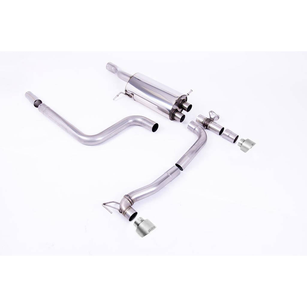MILLTEK SSXFD358 Cat-back 100mm GT100 FORD Fiesta Mk8 ST 1.5 EcoBoost 200PS (Pre Sept 2020 Models Only) 2018 - 2020 Photo-0 