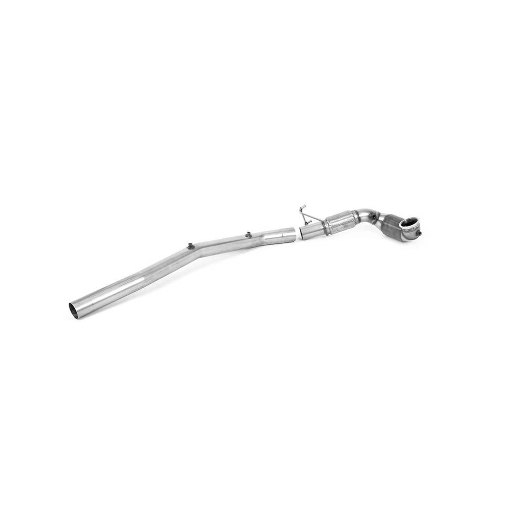 MILLTEK SSXVW635 Large Bore Downpipe and Hi-Flow Sports Cat AUDI S3 2.0TFSI Quattro Saloon/Sedan 310PS 8Y (OPF/GPF) 2020 - 2022 Photo-0 