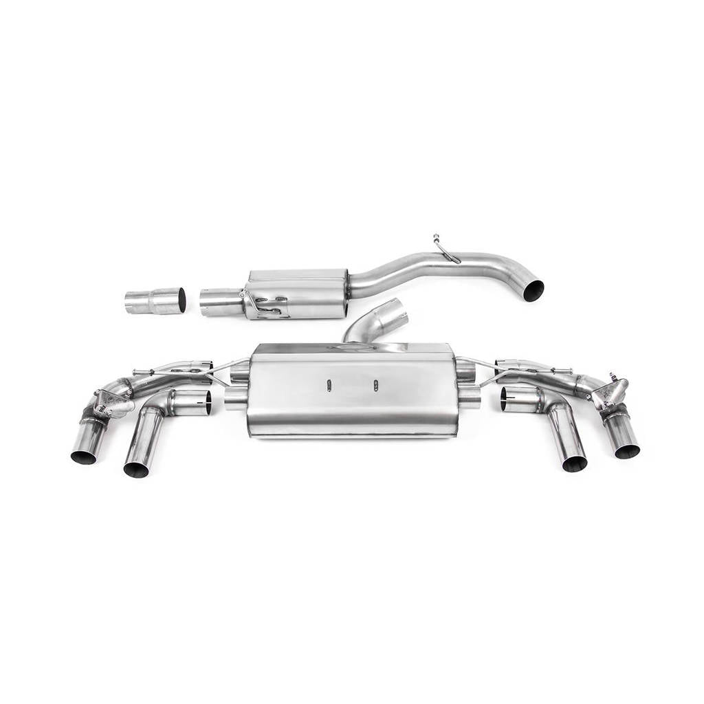 MILLTEK SSXVW630 Particulate Filter-back 115 GT VW Golf Mk8 R 2.0 TSI 320PS (GPF Equipped Models Only) 2021 - 2022 Photo-0 