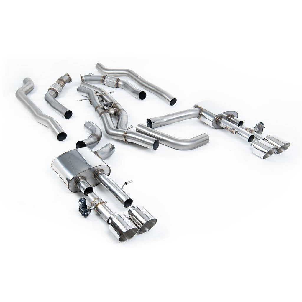 MILLTEK SSXAU948 Cat-back 115 GT AUDI S8 D5 4.0 TFSI V8 Saloon / Sedan (Non OPF/GPF) 2020 - 2022 Photo-0 