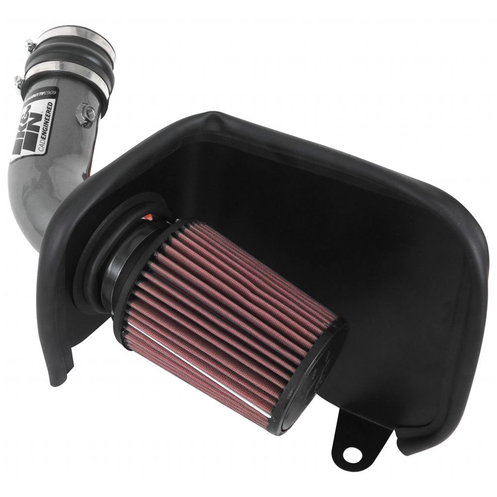K&N 77-1585KC Performance Air Intake System PERF. INTAKE KIT; JEEP CHEROKEE V6 3.2L F/I, 2019-2020 Photo-0 