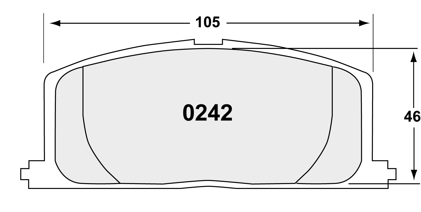 PFC 0242.22 Brake pads Z-RATED front TOYOTA CELICA, COROLLA, MR2, PASEO Photo-0 