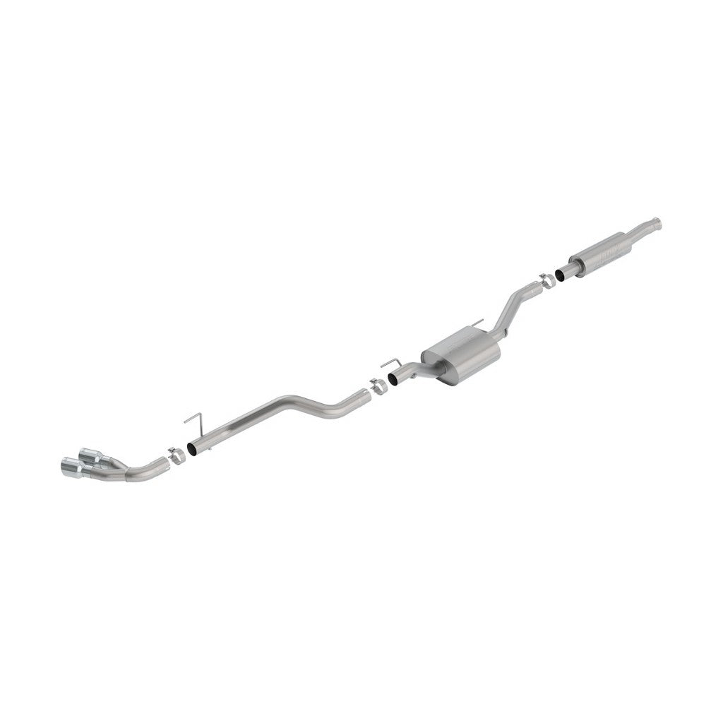BORLA 140812 Cat-Back™ System GLADIATOR JT '20-'21 3.6L V6 AT/MT 4WD 4DR "S-TYPE" 2.75" D RD RL AC S TIP: 3.5" RD X 6.0" Photo-0 