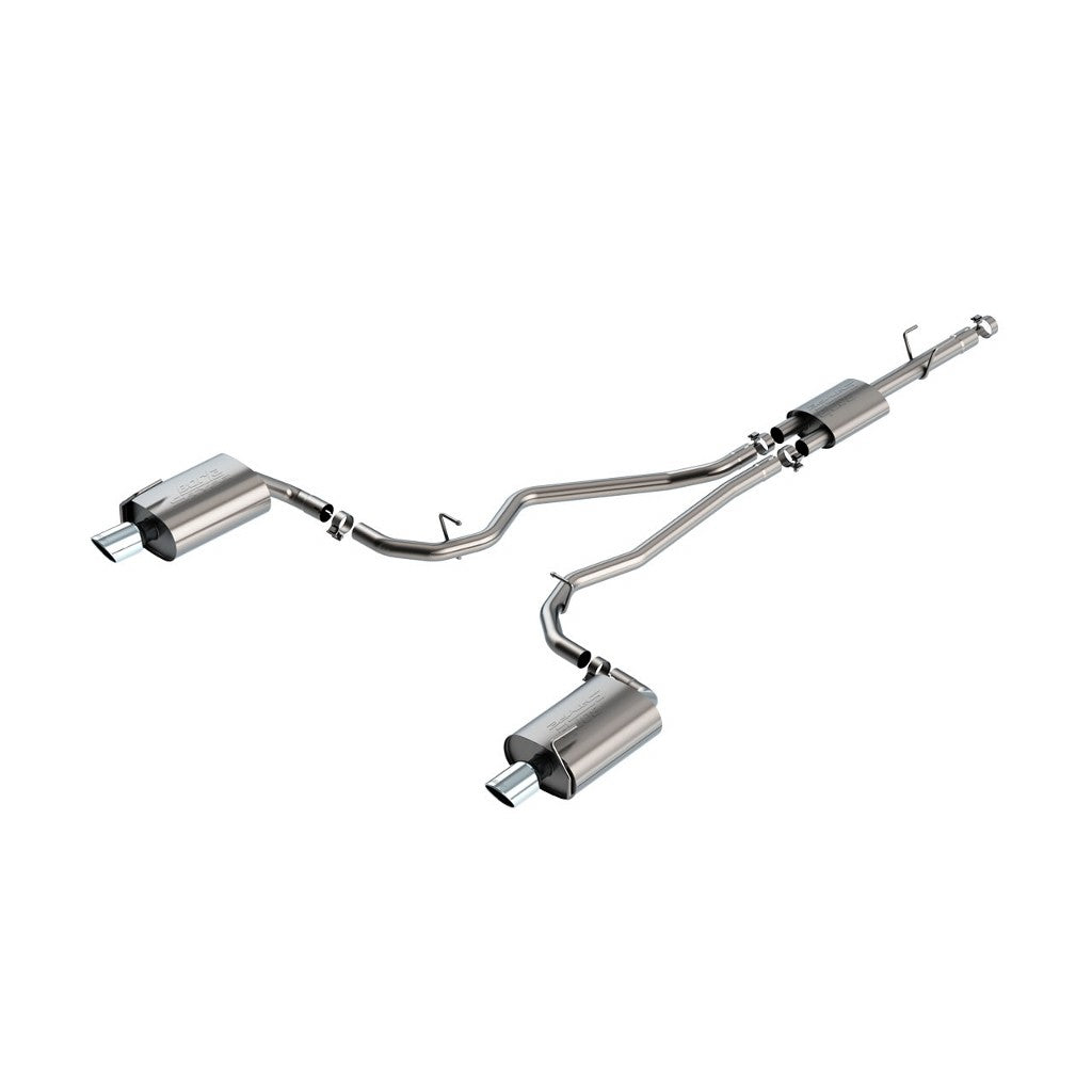 BORLA 140825 Cat-Back™ System EXPLORER LIMITED '20-'21 2.3L i4 AT 2+4WD 4DR 2.25" "S-TYPE" S RD RL AC SR TIP: 4" RD X 8.0" Photo-0 