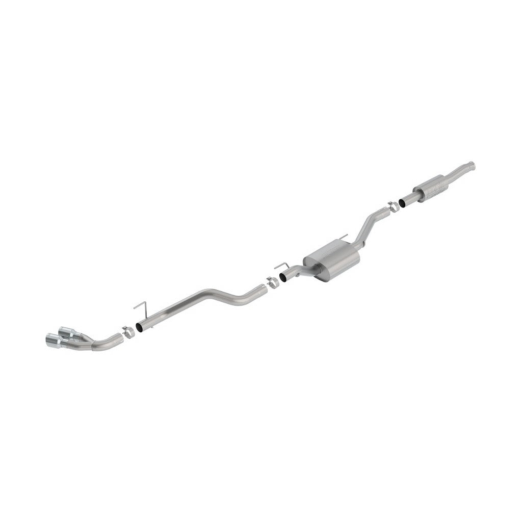 BORLA 140813 Cat-Back™ System GLADIATOR JT '20-'21 3.6L V6 AT/MT 4WD 4DR 2.75" "ATAK" D RD RL AC S TIP: 3.5" X 6.0" Photo-0 