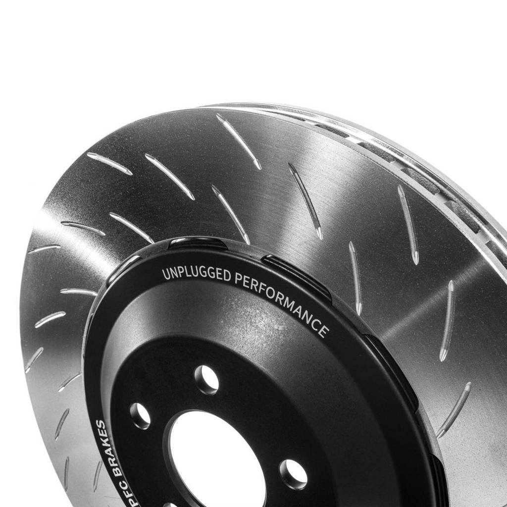 UNPLUGGED PERFORMANCE UP-M3MY-317-3.1 Front Big Brake 6 Piston Kit, UP x PFC 394mm Iron Rotors, Street Pads for TESLA Model 3 / Y Photo-4 